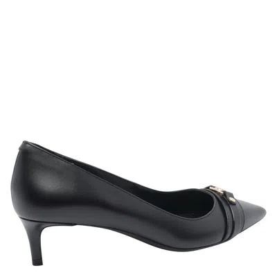 Michael Kors Mandy Flex Pumps In Black Leather In Black