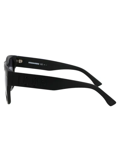 Dsquared2 Mtblkpall Acetate Sunglasses In Black