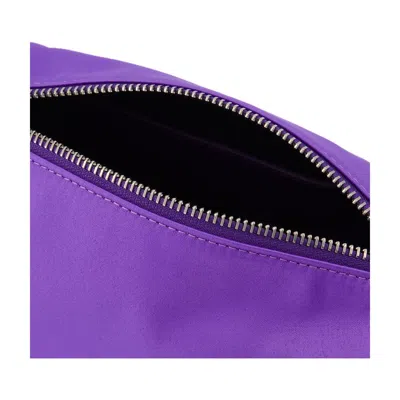 Eéra Violet Mini Moon Satin Tote Bag In Purple