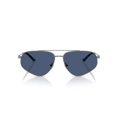 Emporio Armani Round Sunglasses 0 Ea2156 300380 In Black