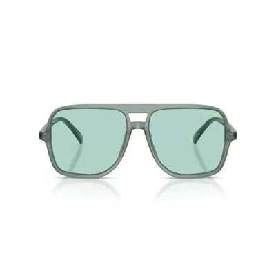 Emporio Armani Full Frame Sunglasses In Blue