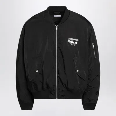 Enfants Riches Deprimes Enfants Video Bomber Jacket With Zip In Black In Black