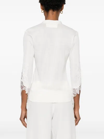 Ermanno Scervino Cotton Cardigan In White
