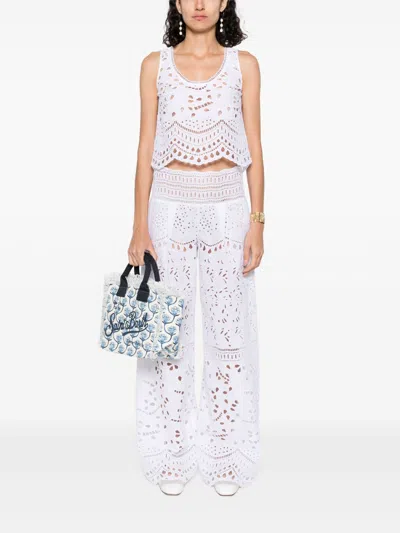 Ermanno Scervino Lace Trousers In White