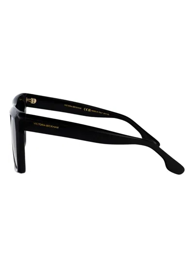 Victoria Beckham Vb Monogram 51mm Rectangular Sunglasses In Black