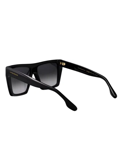 Victoria Beckham Vb Monogram 51mm Rectangular Sunglasses In Black