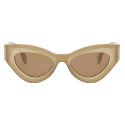 Fendi Ff Diamonds Fe40146i 57e In Neutral