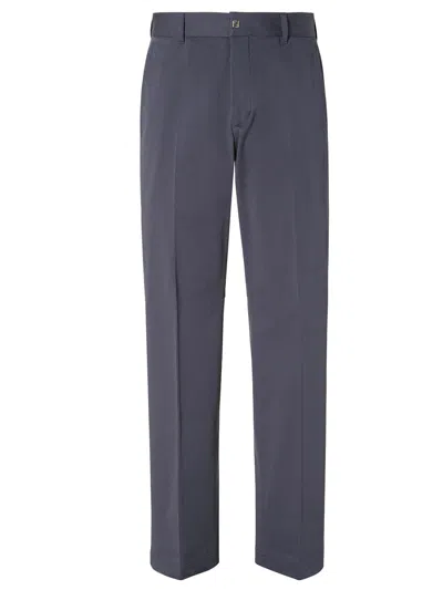 Fendi Trousers In Blue