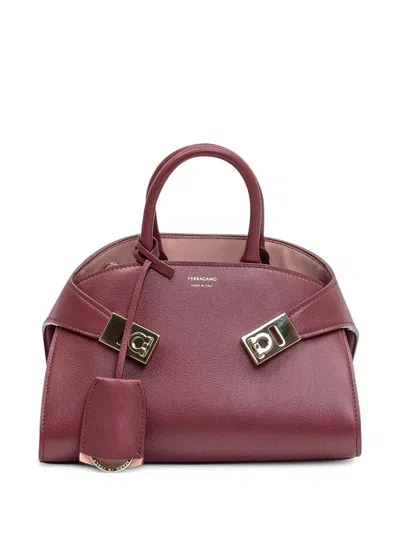 Ferragamo Bolso Hug Mini Granate