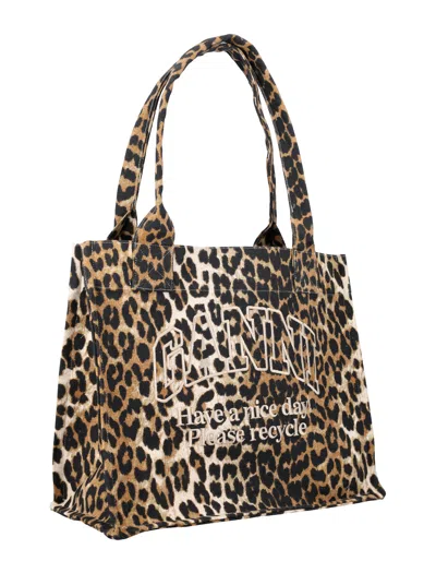 Ganni Women Large Easy Shopping Tote Bag