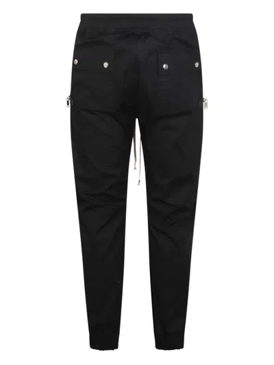Rick Owens Bauhaus Cargo Pants In Black