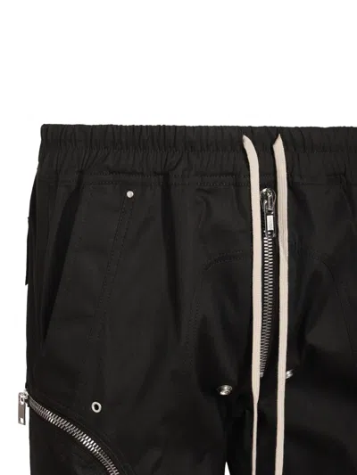 Rick Owens Bauhaus Cargo Pants In Black