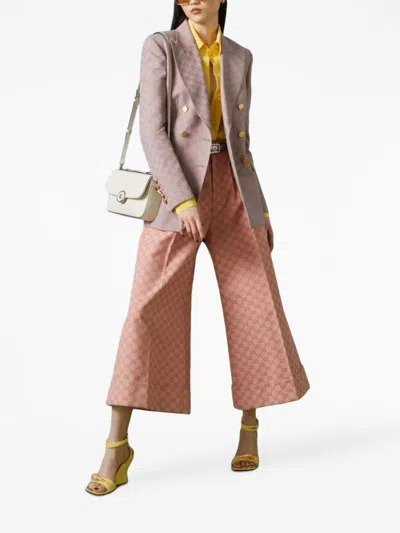 Gucci Crepe De Chine And Silk Shirt In Yellow