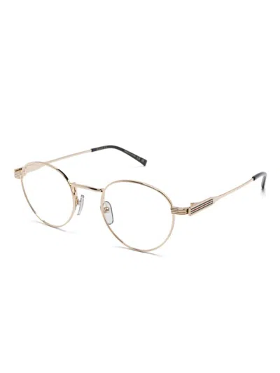 Gucci Ruthenium-ruthenium-transparent Metal Glasses In Neutral