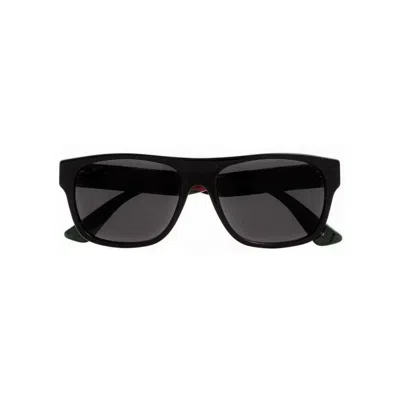Gucci Gg0340sa 001 Sunglasses Black In Black