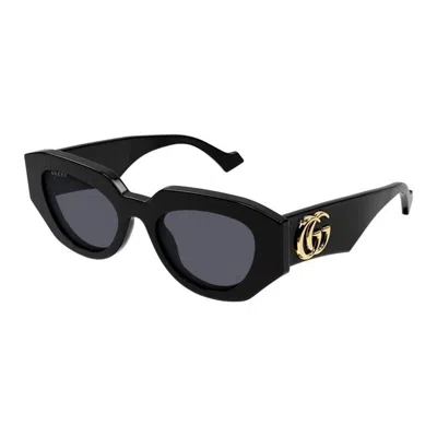 Gucci Geometric Acetate Butterfly Sunglasses