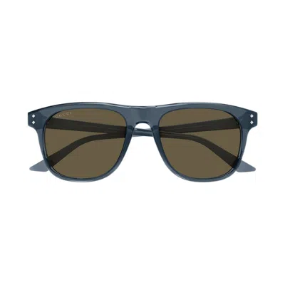 Gucci Square Frame Sunglasses In Gray