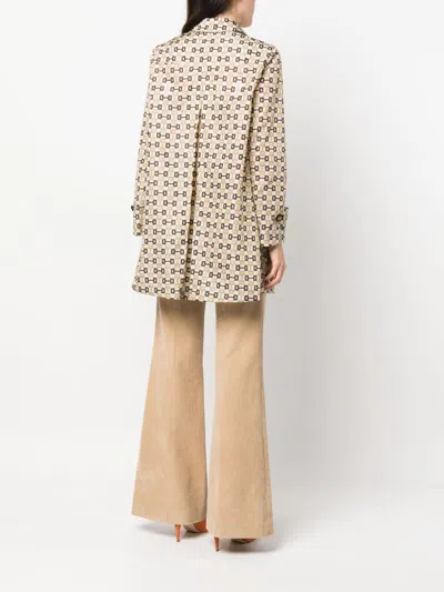 Gucci Horsebit Print Coat