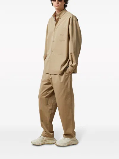 Gucci Jogginghose Mit Logo-stickerei In Brown