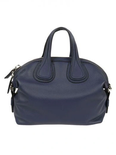 Shop Givenchy Nightingale Tote In Blu Notte