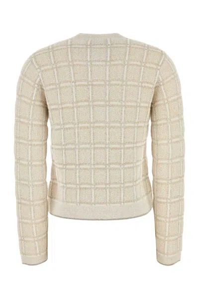 Gucci L/s C/nk Crdgn In Neutral
