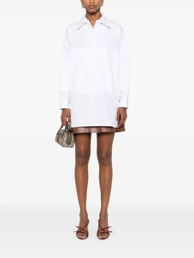Gucci Women's Popeline Shirt In White