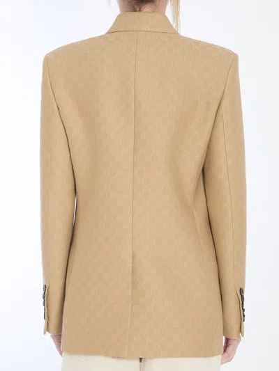 Gucci Wool And Silk Double-breasted Jacket