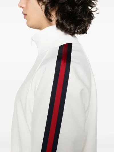Gucci Web Stripe-trim Track Jacket In White