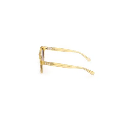 Guess Yellow Plastic Sunglasses In Gold