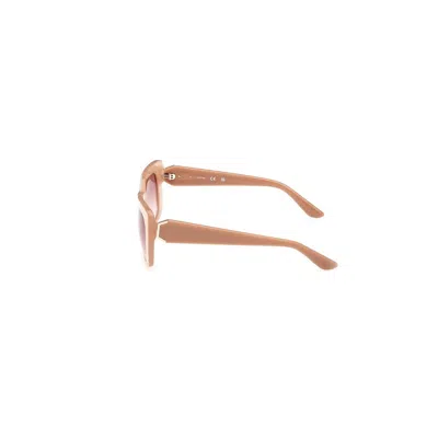 Guess Gradient Brown Cat Eye Ladies Sunglasses Gu7890 57f 55 In Neutral