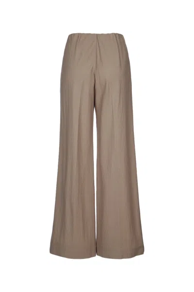 Harris Wharf London Women Flared Trousers Rayon