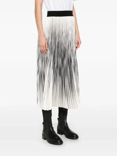 Herno Pleated Shades Skirt In Multi