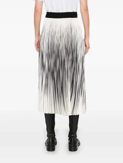 Herno Pleated Shades Skirt In Multi