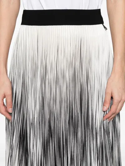 Herno Pleated Shades Skirt In Multi