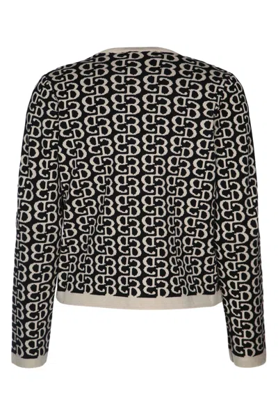 Iblues Monogrammed Button-up Cardigan