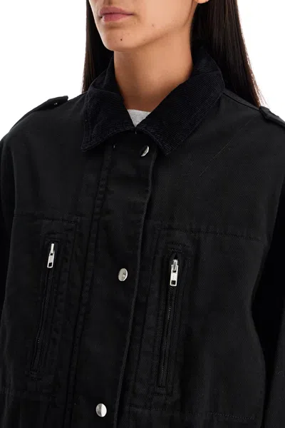 Isabel Marant Étoile Isabel Marant Etoile Black Cotton Joanna Jacket In Black