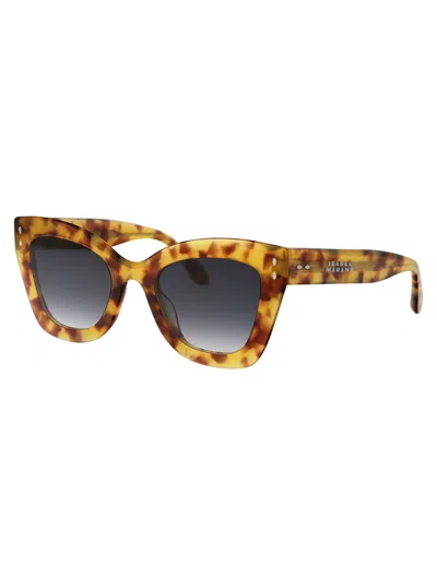 Isabel Marant Hvn Honey Acetate Sunglasses