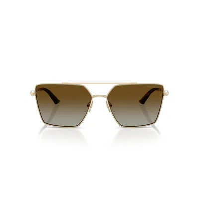 Jimmy Choo Joss 58mm Polarized Square Sunglasses In Neutral