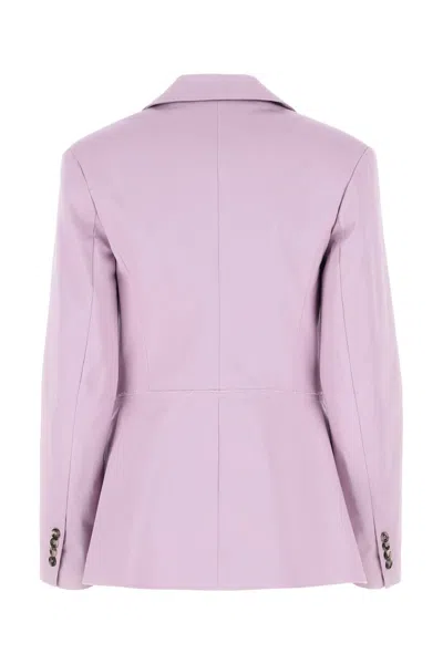 Jw Anderson Lilac Stretch Cotton Blazer