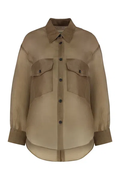 Khaite Mahmet Silk Shantung Top