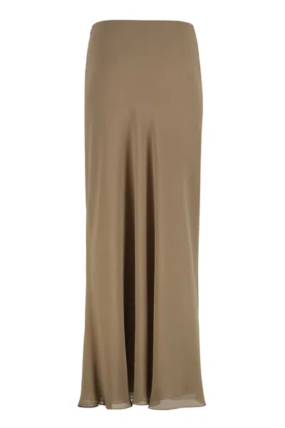 Khaite Silk Skirt