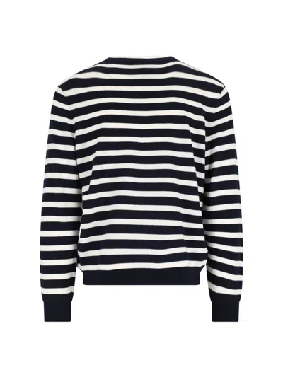 Apc A.p.c. Matthias Stripe Wool Sweater