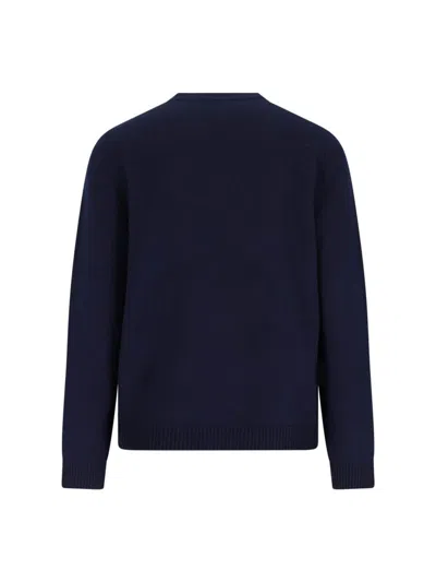 Apc A.p.c. 'edward' Sweater With Logo Inlay