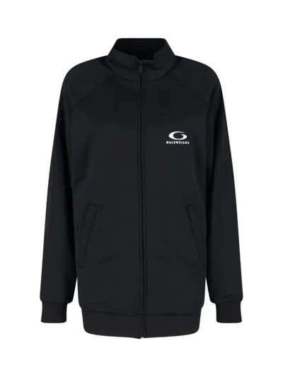 Balenciaga Reimagined Black Jacket With Open Back In Black