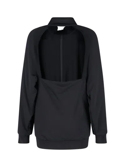 Balenciaga Reimagined Black Jacket With Open Back In Black