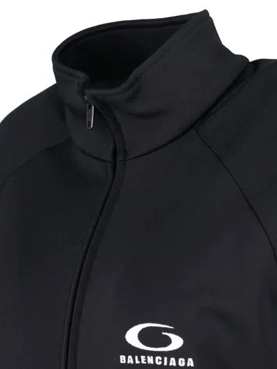 Balenciaga Reimagined Black Jacket With Open Back In Black