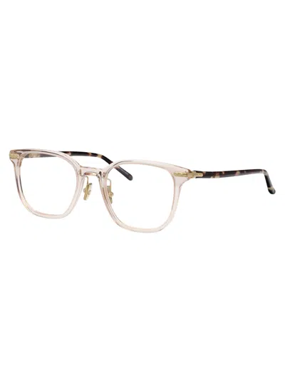 Linda Farrow Ash/t-shell/lightgold/ Acetate Glasses In Neutral