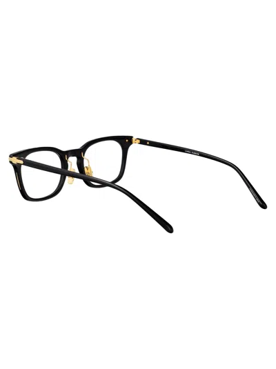 Linda Farrow Black/yellowgold/ Acetate Glasses