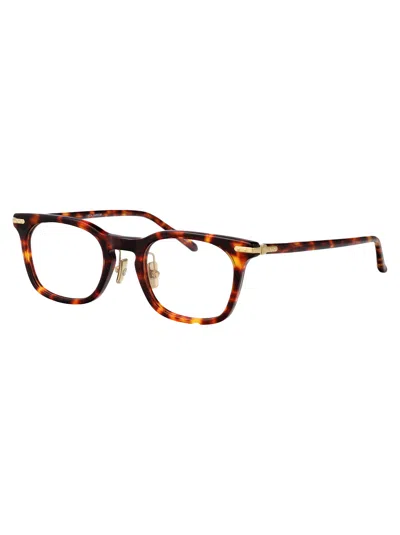 Linda Farrow Darkt-shell/lightgold/ Acetate Glasses