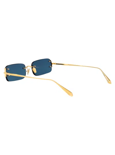 Linda Farrow Taylor Sunglasses In Blue
